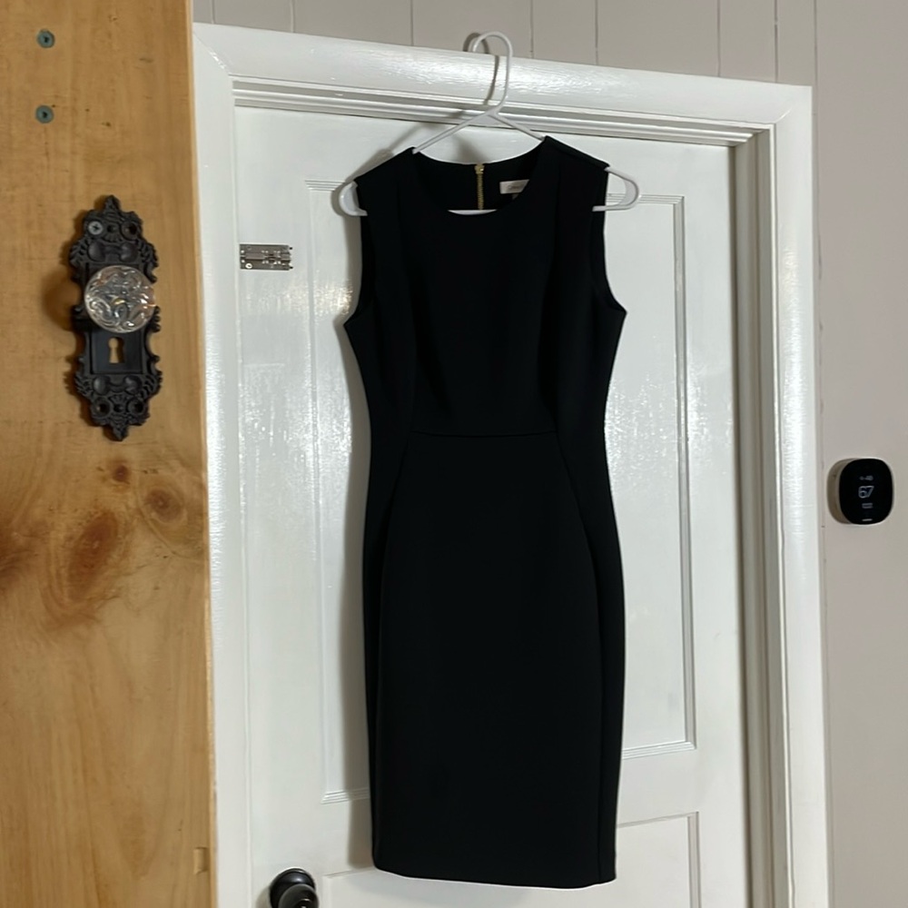 calvin klein classic little black dress size 6
